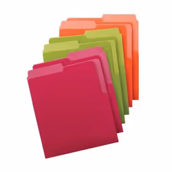 Smead 75406, lettre, Vert, Orange, Rose, Portrait, États-Unis, 6 pièce(s)