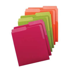 Smead 75406 fichier Vert, Orange, Rose lettre