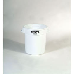 Rubbermaid 2610 BRUTE 37,9 L Rond Polyéthylène à basse densité linéaire Blanc