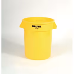 Rubbermaid 2620 BRUTE, 75,7 L, Rond, Polyéthylène à basse densité linéaire, Jaune, Manuel, NSF, UV