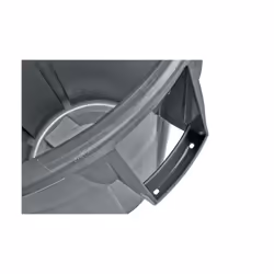 Rubbermaid FG263200WHT poubelle Rond Plastique Gris - Vue supplémentaire 6