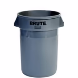 Rubbermaid 2632 BRUTE, 121,1 L, Rond, Polyéthylène à basse densité linéaire, Gris, Manuel, NSF, UV