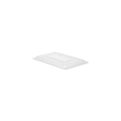 Rubbermaid FG331000CLR cloche pour aliment Blanc Polyéthylène Rectangulaire Couvercle alimentaire
