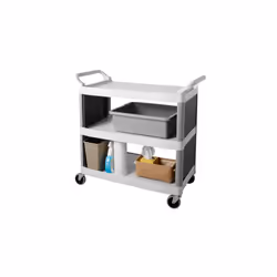 Rubbermaid FG335100GRAY, Plateau de service classique, Rectangle, Plastique, Gris, 546,1 mm, 435,1 mm