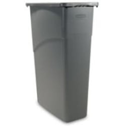 Rubbermaid 3540 Slim Jim 87,1 L Rectangulaire Polyéthylène à basse densité linéaire Gris