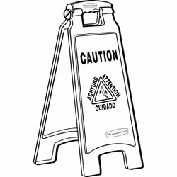 Rubbermaid 6112 Signalisation de sécurité verticale 1 pièce(s) - Vue supplémentaire 5