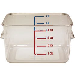 Rubbermaid 6304 Rectangulaire Vase 3,8 L Transparent 12 pièce(s)