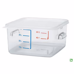 Rubbermaid 6304 Rectangulaire Vase 3,8 L Transparent 12 pièce(s)