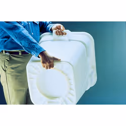Rubbermaid BRUTE 3526 106 L Carré Polyéthylène à basse densité linéaire Gris - Vue supplémentaire 4