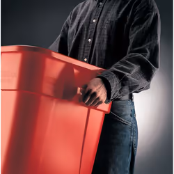 Rubbermaid BRUTE 3526 106 L Carré Polyéthylène à basse densité linéaire Gris - Vue supplémentaire 5