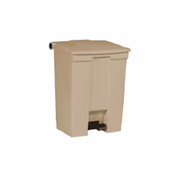 Rubbermaid FG614500BEIG, 68,1 L, Rectangulaire, Polyéthylène haute densité (HDPE), Beige, Pédale, 410 mm