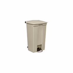 Rubbermaid FG614600BEIG, 87 L, Rectangulaire, Polyéthylène haute densité (HDPE), Beige, Pédale, 410 mm