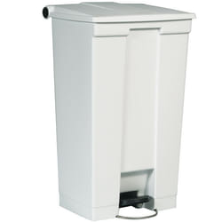 Rubbermaid Step-On 6146 87,1 L Rectangulaire Polyéthylène haute densité (HDPE), Polypropylène (PP) Blanc