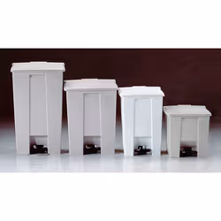 Rubbermaid Step-On 6146 87,1 L Rectangulaire Polyéthylène haute densité (HDPE), Polypropylène (PP) Blanc - Vue supplémentaire 4