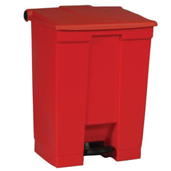 Rubbermaid Step-On 6145 68,1 L Rectangulaire Polyéthylène haute densité (HDPE) Rouge