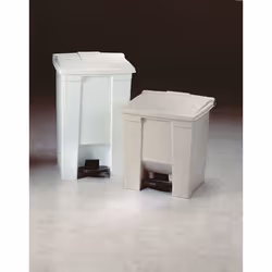 Rubbermaid Step-On 6144 45,4 L Rectangulaire Polyéthylène haute densité (HDPE), Polypropylène (PP) Beige