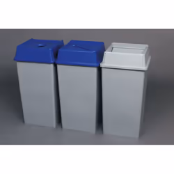 Rubbermaid Untouchable 3958 132,5 L Carré Polyéthylène à basse densité linéaire Gris