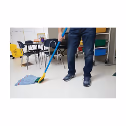 Rubbermaid FGH14600BL00, Manche balai serpillière, Bleu, Jaune, Fibre de verre, 1 pièce(s)