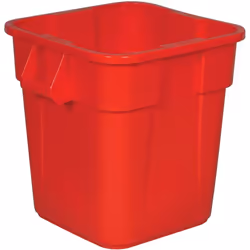 Rubbermaid BRUTE 3526, 106 L, Carré, Polyéthylène à basse densité linéaire, Rouge, UV, 546 mm