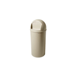 Rubbermaid FG817088BEIG poubelle 94 L Rond Résine Beige
