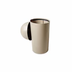 Rubbermaid FG817088BEIG poubelle 94 L Rond Résine Beige
