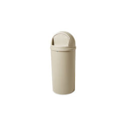 Rubbermaid FG816088BEIG poubelle 56 L Rond Résine Beige