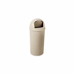 Rubbermaid FG816088BEIG poubelle 56 L Rond Résine Beige