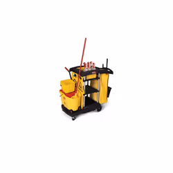 Rubbermaid FG9T7200BLA seau et système de lavage Double réservoir Jaune