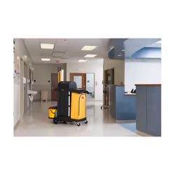 Rubbermaid FG9T7500BLA seau et système de lavage Réservoir unique Jaune