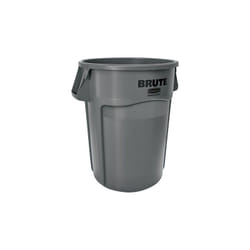 Rubbermaid FG264360GRAY poubelle Rond Plastique Gris