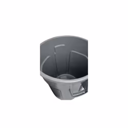 Rubbermaid FG264360GRAY poubelle Rond Plastique Gris - Vue supplémentaire 4
