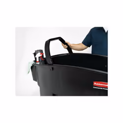 Rubbermaid FG9W7300BLA poubelle Rectangulaire Plastique Noir