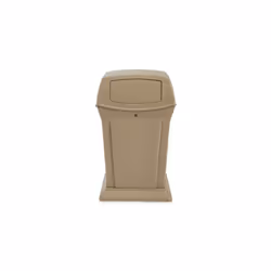 Rubbermaid FG917188BEIG poubelle 170 L Rectangulaire Résine Beige