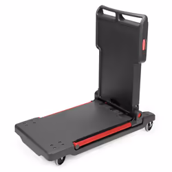 Rubbermaid 4300 Métal Noir, Rouge