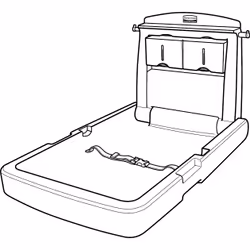 Rubbermaid 7819-88 table à langer Polypropylène (PP) Platine