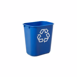 Rubbermaid FG295573BLUE poubelle Rectangulaire Bleu