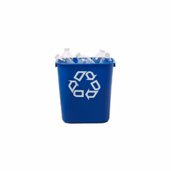 Rubbermaid FG295573BLUE poubelle Rectangulaire Bleu - Vue supplémentaire 4