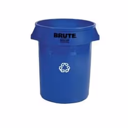 Rubbermaid Brute 2632-73, 121,1 L, Rond, Polyéthylène, Bleu, UV, PCR, 55,9 cm