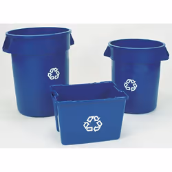 Rubbermaid Brute 2632-73 121,1 L Rond Polyéthylène Bleu - Vue supplémentaire 5