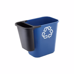 Rubbermaid FG295073BLA poubelle Rectangulaire Noir