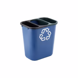 Rubbermaid FG295073BLA poubelle Rectangulaire Noir