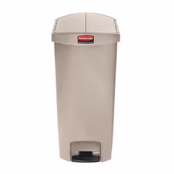 Rubbermaid 1883551, 68 L, Rectangulaire, Résine, Beige, Pédale, Plastique