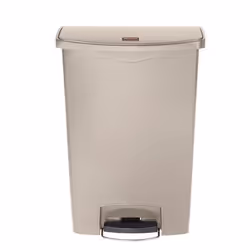 Rubbermaid 1883552 poubelle 90 L Rectangulaire Résine Beige