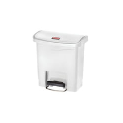 Rubbermaid 1883554 poubelle 15 L Rectangulaire Plastique, Résine Blanc