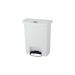 Rubbermaid 1883555 poubelle 30 L Rectangulaire Plastique, Résine Blanc