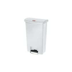 Rubbermaid 1883557 poubelle 49 L Rectangulaire Plastique, Résine Blanc