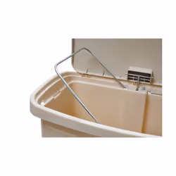Rubbermaid 1883559 poubelle 68 L Rectangulaire Plastique, Résine Blanc - Vue supplémentaire 5