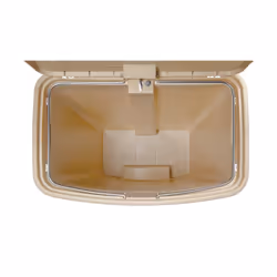 Rubbermaid 1883559 poubelle 68 L Rectangulaire Plastique, Résine Blanc - Vue supplémentaire 6