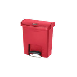 Rubbermaid 1883563 poubelle 15 L Rectangulaire Plastique, Résine Rouge
