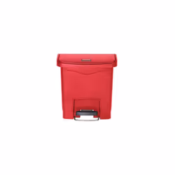 Rubbermaid 1883563 poubelle 15 L Rectangulaire Plastique, Résine Rouge